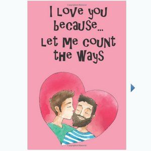 LGBTQ Gay Pride I Love You Fill in the Blank Book